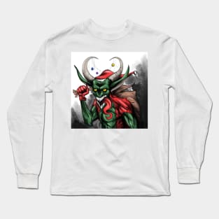 magnificent krampus the santa claus of the death Long Sleeve T-Shirt